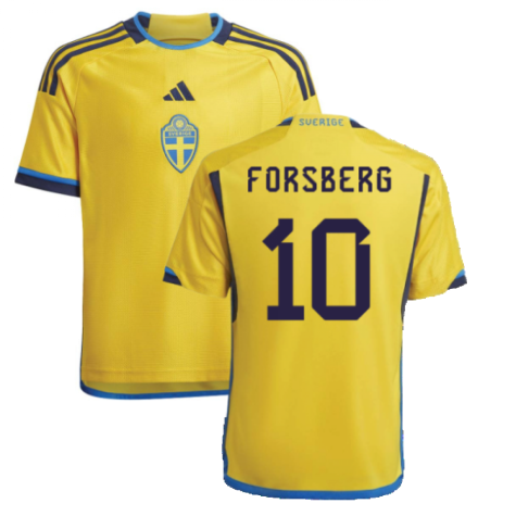 2022-2023 Sweden Home Shirt (Kids) (FORSBERG 10)