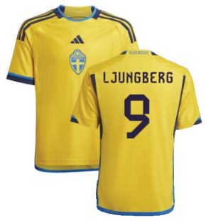 2022-2023 Sweden Home Shirt (Kids) (LJUNGBERG 9)