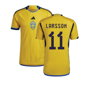 2022-2023 Sweden Home Shirt (LARSSON 11)