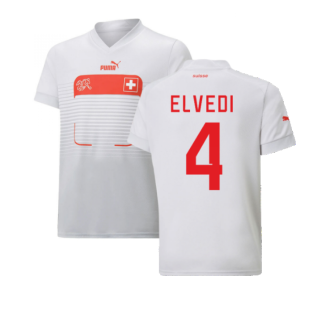2022-2023 Switzerland Away Shirt (Kids) (Elvedi 4)