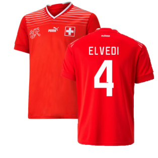 2022-2023 Switzerland Home Shirt (Kids) (Elvedi 4)