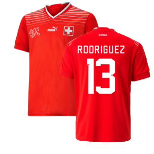 2022-2023 Switzerland Home Shirt (Kids) (Rodriguez 13)