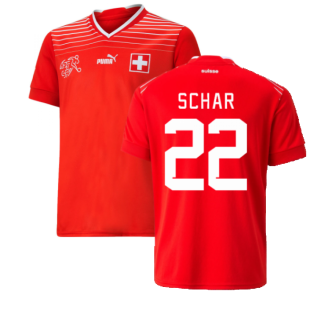 2022-2023 Switzerland Home Shirt (Kids) (SCHAR 22)