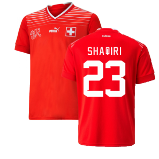 2022-2023 Switzerland Home Shirt (Kids) (Shaqiri 23)