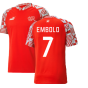2022-2023 Switzerland Pre-Match Jersey (Red) (Embolo 7)