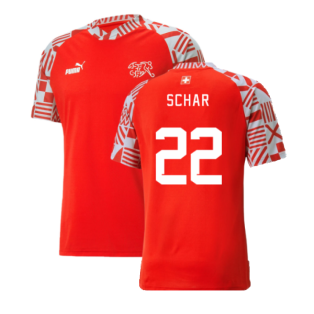 2022-2023 Switzerland Pre-Match Shirt (Red) (SCHAR 22)