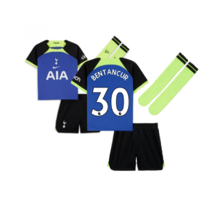 2022-2023 Tottenham Away Mini Kit (BENTANCUR 30)