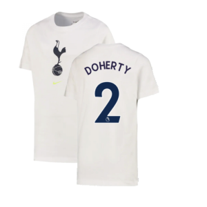 2022-2023 Tottenham Crest Tee (White) (DOHERTY 2)