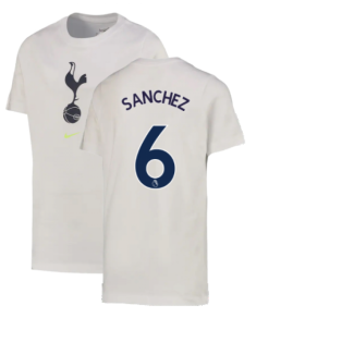 2022-2023 Tottenham Crest Tee (White) - Kids (SANCHEZ 6)