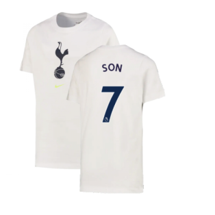 2022-2023 Tottenham Crest Tee (White) (SON 7)