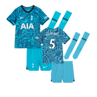 2022-2023 Tottenham Little Boys Third Mini Kit (HOJBJERG 5)