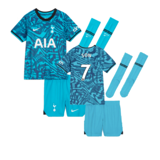 2022-2023 Tottenham Little Boys Third Mini Kit (SON 7)