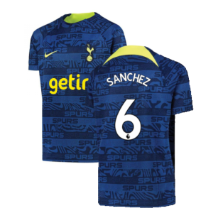 2022-2023 Tottenham Pre-Match Training Shirt (Indigo) - Kids (SANCHEZ 6)
