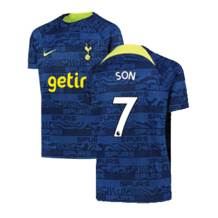 2022-2023 Tottenham Pre-Match Training Shirt (Indigo) - Kids (SON 7)