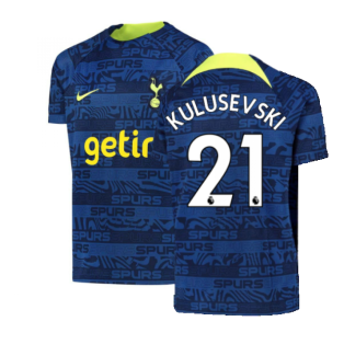 2022-2023 Tottenham Pre-Match Training Shirt (Indigo) (KULUSEVSKI 21)