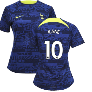 2022-2023 Tottenham Pre-Match Training Shirt (Indigo) - Ladies (KANE 10)
