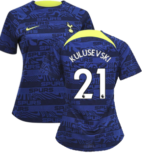2022-2023 Tottenham Pre-Match Training Shirt (Indigo) - Ladies (KULUSEVSKI 21)
