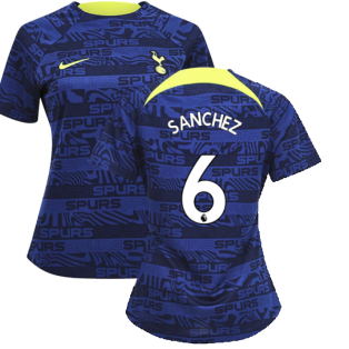 2022-2023 Tottenham Pre-Match Training Shirt (Indigo) - Ladies (SANCHEZ 6)