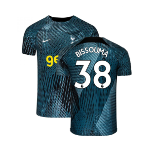 2022-2023 Tottenham Pre-Match Training Shirt (Rift Blue) (BISSOUMA 38)