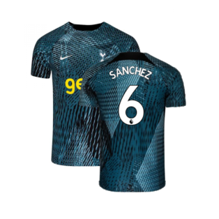 2022-2023 Tottenham Pre-Match Training Shirt (Rift Blue) (SANCHEZ 6)