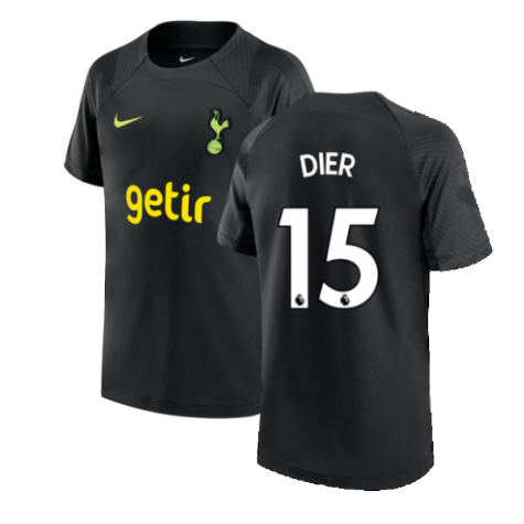 2022-2023 Tottenham Strike Training Shirt (Black) - Kids (DIER 15)