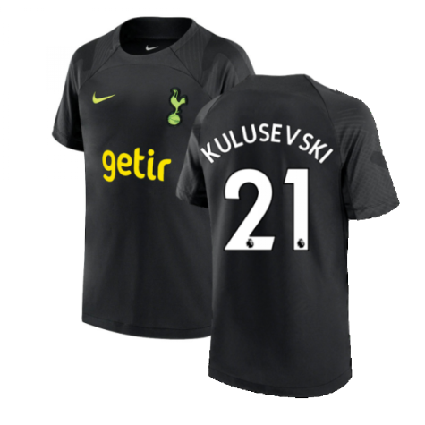 2022-2023 Tottenham Strike Training Shirt (Black) - Kids (KULUSEVSKI 21)
