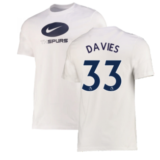 2022-2023 Tottenham Swoosh Tee (White) - Kids (DAVIES 33)
