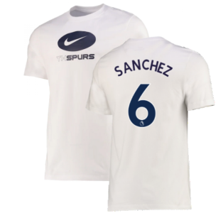 2022-2023 Tottenham Swoosh Tee (White) - Kids (SANCHEZ 6)