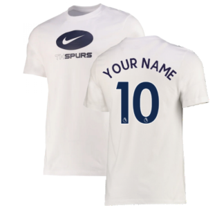 2022-2023 Tottenham Swoosh Tee (White) - Kids (Your Name)