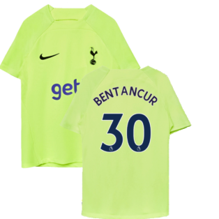 2022-2023 Tottenham Training Shirt (Volt) (BENTANCUR 30)