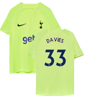 2022-2023 Tottenham Training Shirt (Volt) (DAVIES 33)