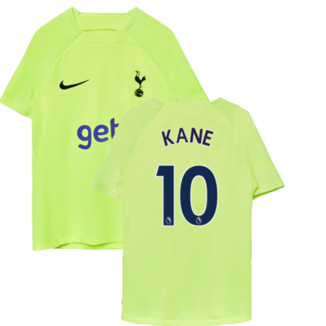2022-2023 Tottenham Training Shirt (Volt) (KANE 10)