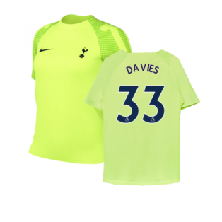 2022-2023 Tottenham Training Shirt (Volt) - Kids (DAVIES 33)