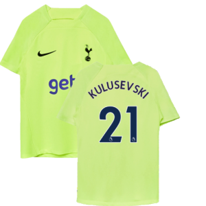 2022-2023 Tottenham Training Shirt (Volt) (KULUSEVSKI 21)