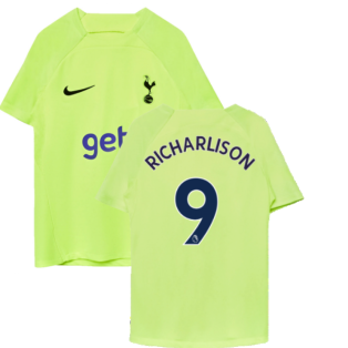 2022-2023 Tottenham Training Shirt (Volt) (RICHARLISON 9)