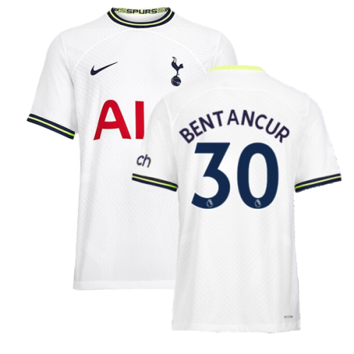 2022-2023 Tottenham Vapor Home Shirt (BENTANCUR 30)
