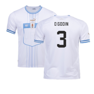 2022-2023 Uruguay Away Shirt (D Godin 3)