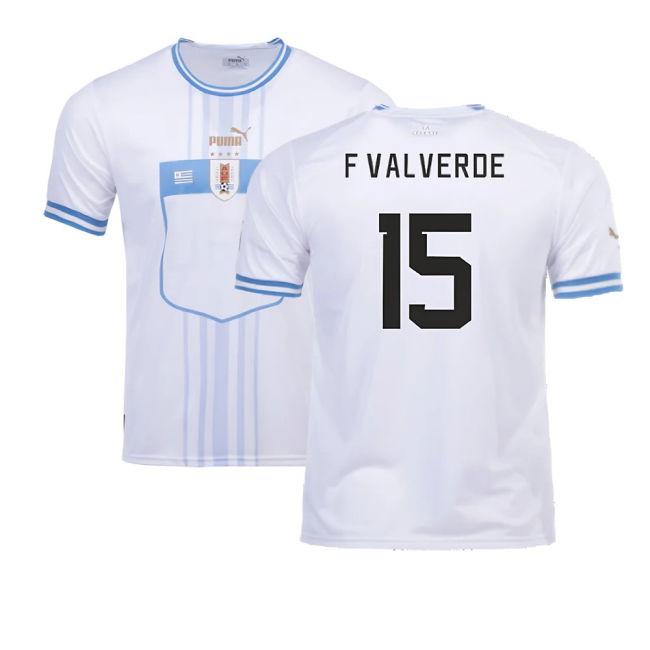 2022-2023 Uruguay Away Shirt (F Valverde 15)