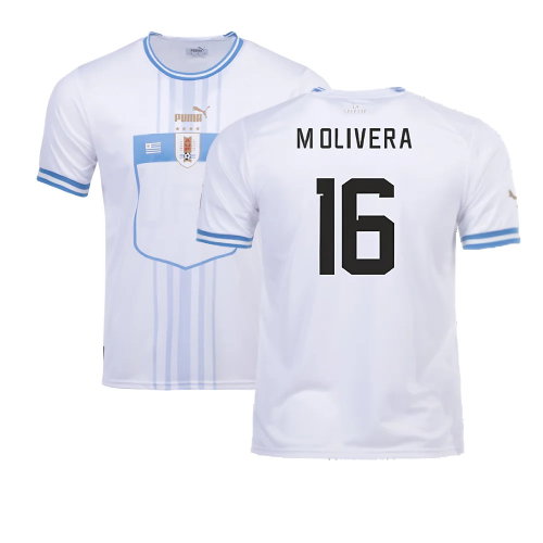 2022-2023 Uruguay Away Shirt (M Olivera 16)