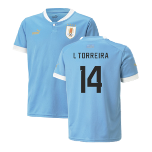 2022-2023 Uruguay Home Shirt (L Torreira 14)