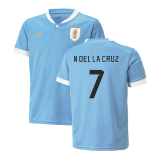 2022-2023 Uruguay Home Shirt (N Del La Cruz 7)