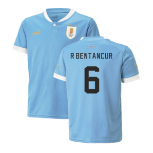 2022-2023 Uruguay Home Shirt (R Bentancur 6)