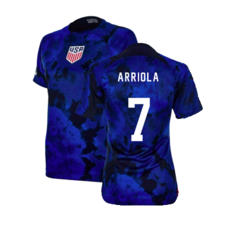 2022-2023 USA Away Football Shirt (Womens) (ARRIOLA 7)