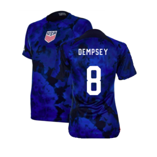 2022-2023 USA Away Football Shirt (Womens) (DEMPSEY 8)