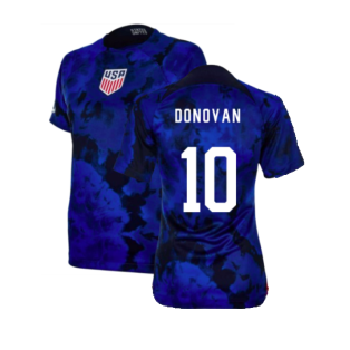 2022-2023 USA Away Football Shirt (Womens) (DONOVAN 10)
