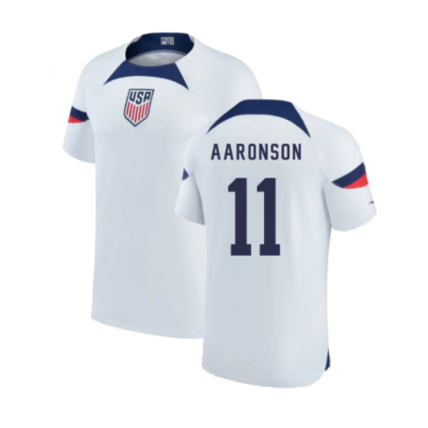 2022-2023 USA Home Shirt (Kids) (AARONSON 11)