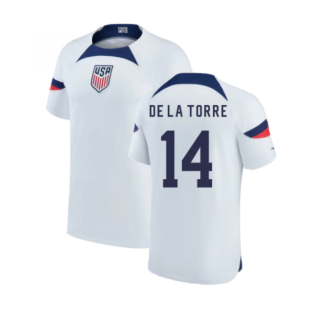 2022-2023 USA Home Shirt (Kids) (DE LA TORRE 14)