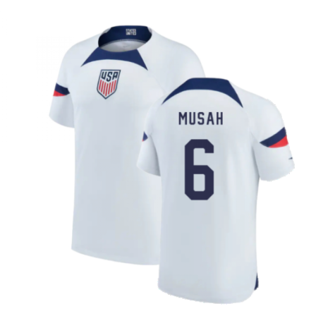 2022-2023 USA Home Shirt (Kids) (MUSAH 6)