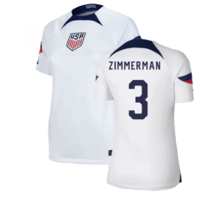 2022-2023 USA Home Shirt (Ladies) (ZIMMERMAN 3)