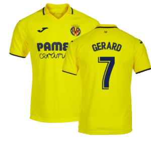 2022-2023 Villarreal Home Shirt (Kids) (GERARD 7)
